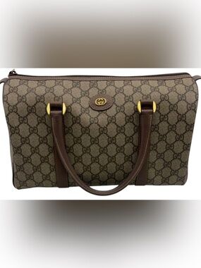 Gucci GG Supreme Boston Bag, Dust Bag unbranded strap